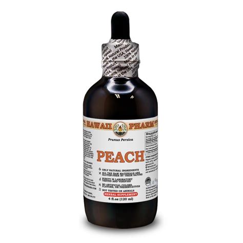 Peach Leaf Liquid Extract, Peach Leaf (Prunus persica) Dried Leaf Tincture