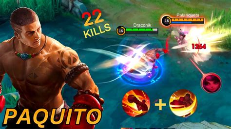 22 Kills New OP Build For Jungler Paquito MUST TRY MLBB YouTube