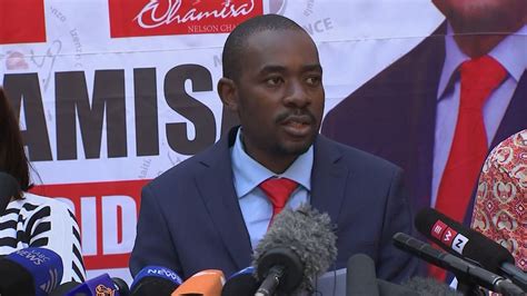 Zimbabwe Opposition Leader Nelson Chamisa Says Democracy Has Died In