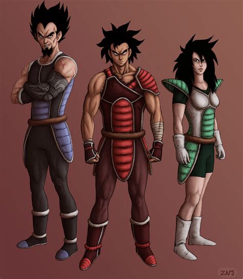 Saiyan Warriors By Zachjacobs On Deviantart