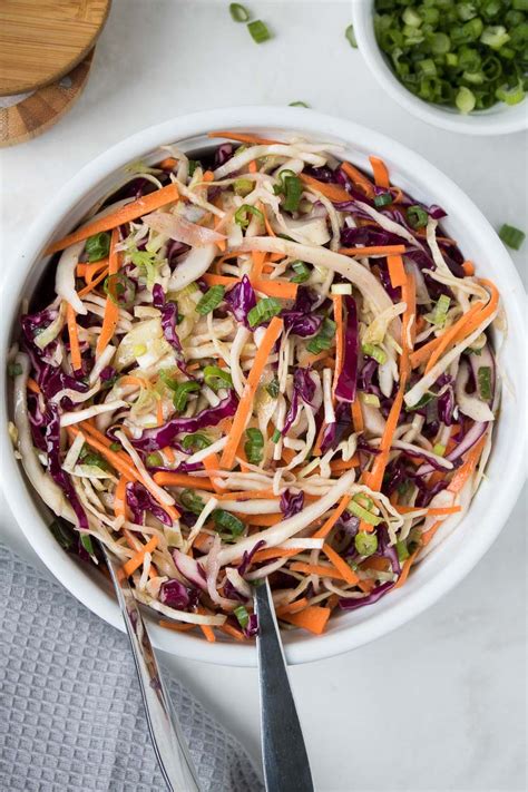 Apple Cider Vinegar Coleslaw No Mayo Stephanie Kay