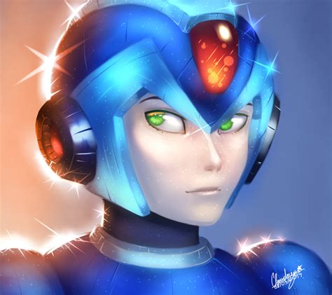 [redraw] Mega Man X By Cloudney On Deviantart