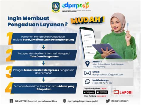 Alur Mekanisme Pengaduan DPMPTSP Provinsi Kepulauan Riau