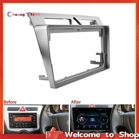 Chuangtfx Car Radio Fascia For Kia Morning Picanto Dvd Stereo