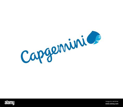 Capgemini, rotated logo, white background Stock Photo - Alamy