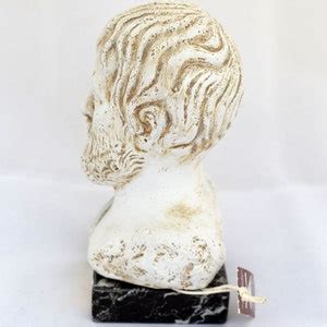 Ancient Greek Philosopher Aristoteles Sculpture Statue Bust Etsy