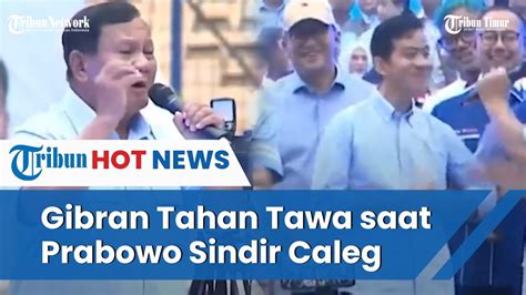 Reaksi Gibran Saat Prabowo Sindir Caleg Nyamar Jadi Nelayan Tolak