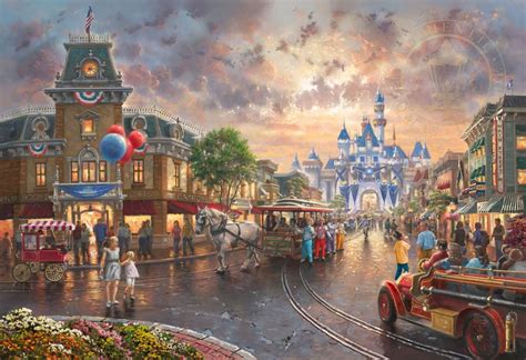 Disney Paintings By Thomas Kinkade That Look Even Better Than The