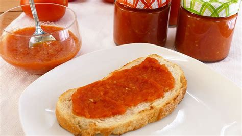 MERMELADA CASERA DE TOMATE Una receta fácil SIN AZÚCAR Cocinatis