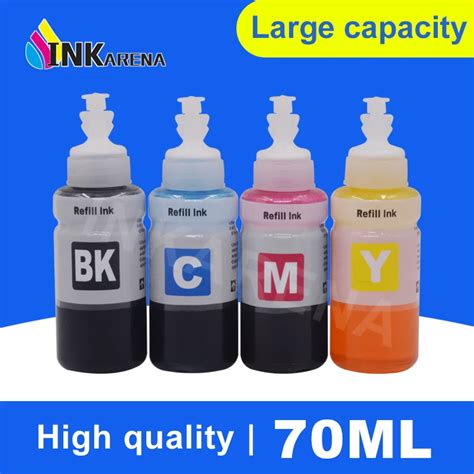 Inkarena Printer Refill Ink Kit For Epson Ecotank L L L L