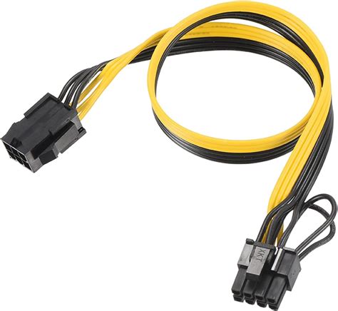 Amazon MECCANIXITY PCIe Cable 6 Pin Female To 8 Pin 6 2 Male PCI