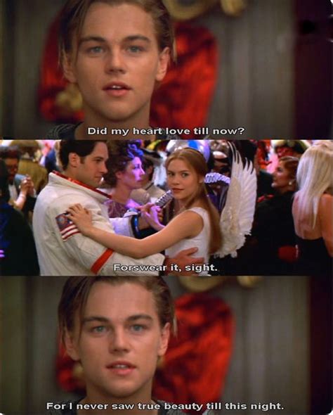 Romeo And Juliet Leonardo Dicaprio And Claire Danes Quotes