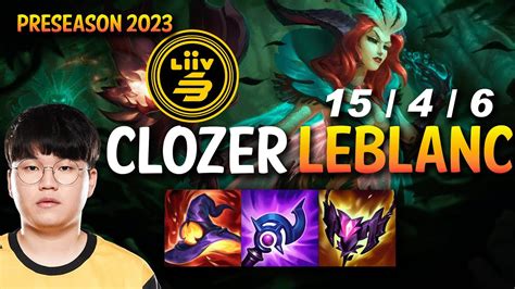 Lsb Clozer Leblanc Vs Yone Mid Kr Ranked Youtube