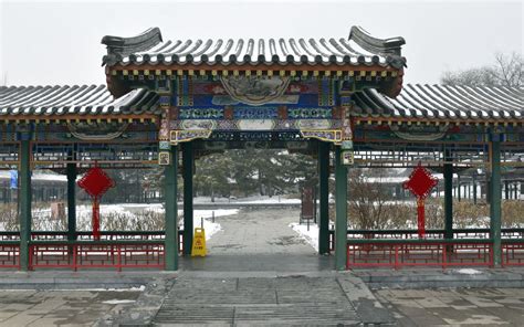 中山公园雪景