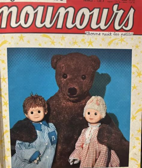 RELIURE JOURNAL DE Nounours Pimprenelle Nicolas Bonne Nuit Les Petits