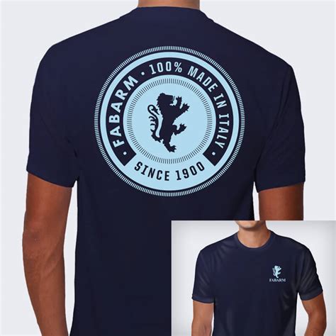 Fabarm Insignia T Shirt Navy Fabarm Usa