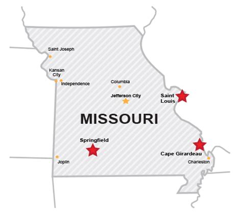 missouri-map - Filter Service of St Louis