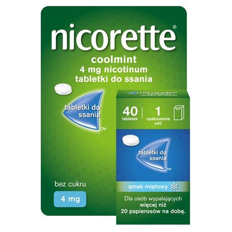 Nicorette Coolmint Mg Tabletki Do Ssania Na Rzucenie Palenia Szt