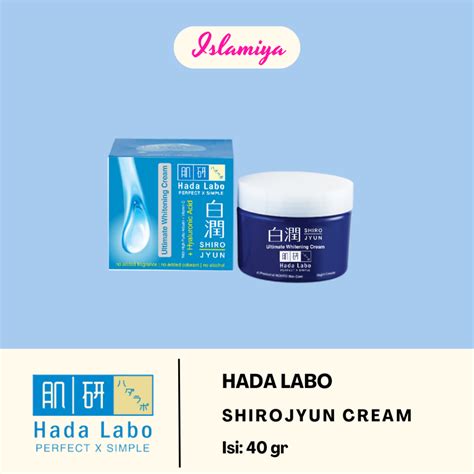 Jual Hadalabo Shirojyun Ultimate Whitening Cream Gr Hada Labo