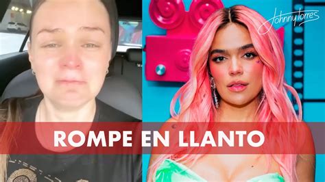 Hermana De Karol G Preocupa Por Su Llanto En Redes Sociales Youtube