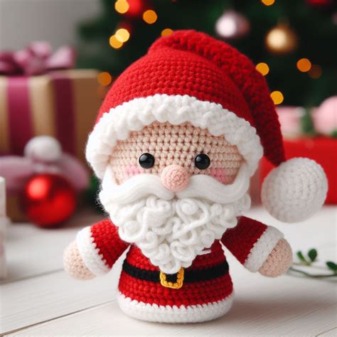 Cute Crochet Santa Claus Amigurumi Free Pattern Amigurumi