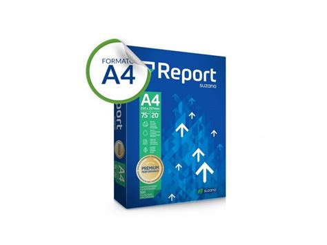 Papel Sulfite Report A4 210x297mm 75g Pacote 500 Folhas Zornimat