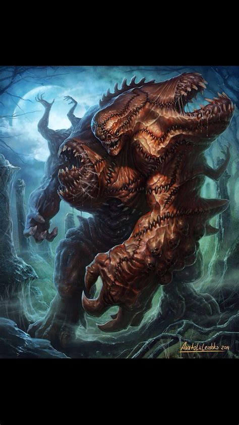 Walking Corpse Monster Concept Art Fantasy Beasts Fantasy Monster