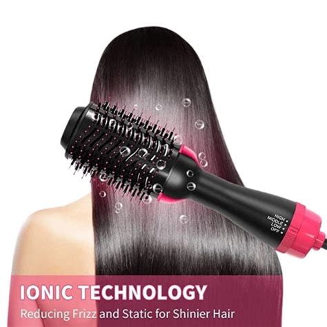 Hair Dryer In Negative Ion Hot Air Comb Dryer Curly Hair Straight Hair One Step Hairbrush