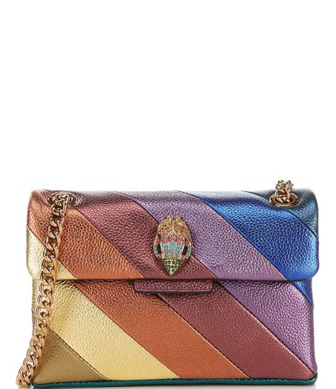 Kurt Geiger London Mini Jewel Tone Metallic Rainbow Crossbody Shoulder Bag Dillards