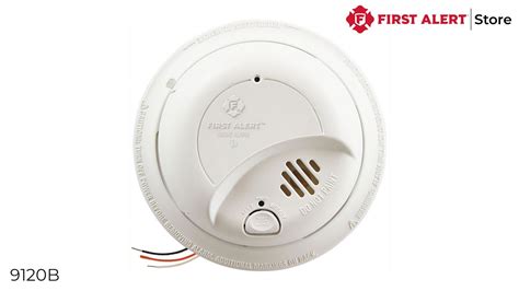 First Alert Hardwired Smoke Alarm With Battery Backup 9120b Youtube