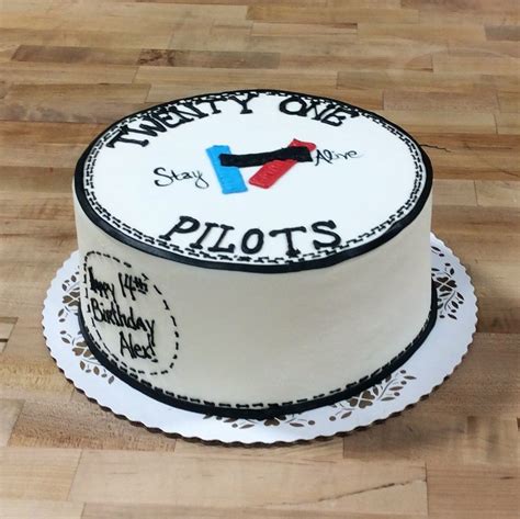 Twenty One Pilots Birthday Cake Twenty One Pilots Cake Twenty One