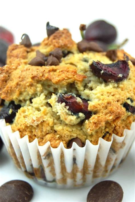 Double Chocolate Cherry Muffins Sweet Pea S Kitchen