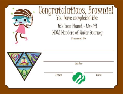 Brownie Journey Summit Award At Michael Lofton Blog