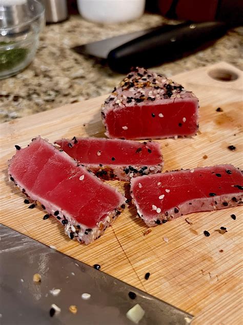 Homemade Seared Ahi Tuna Rfood