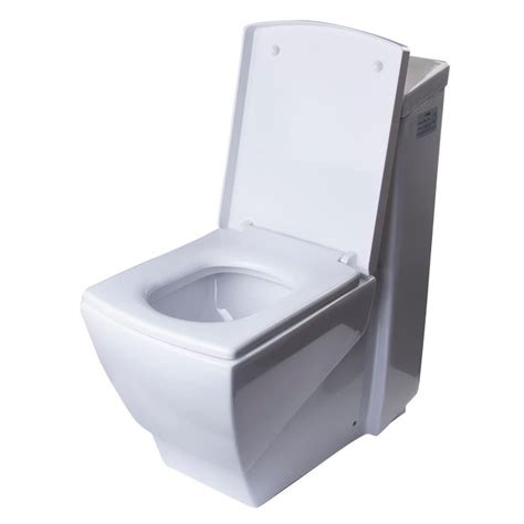 Eago 1 Piece 128 Gpf Single Flush Elongated Toilet In White Tb336