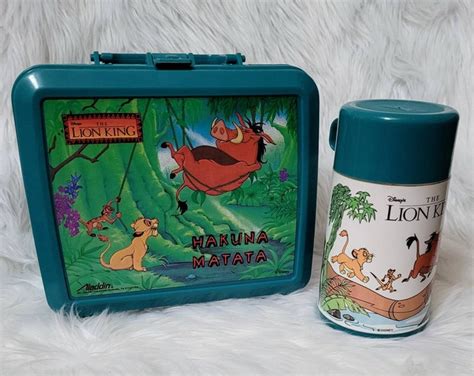 Vintage S Walt Disney Lion King Lunch Box Hakuna Etsy