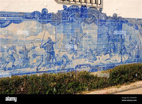 Lisbon Lisboa Igreja De Santa Luzia With Commemorative Azulejos Of