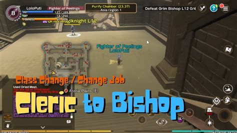 Gensokishi Online Change Job Class Change Cleric To Bishop Youtube