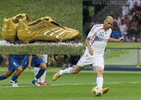 Gold Adidas Predator Absolute Zidane 2006 Remake Boots Released