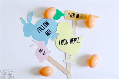 Free Printable Easter Egg Hunt Signs FREE PRINTABLE