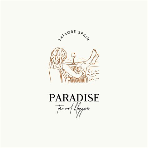 Premium Vector | Minimal travel vector logo design template for travel ...
