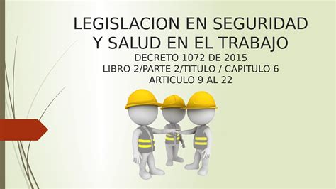 Calam O Legislacion En Seguridad Y Salud En El Trabajo