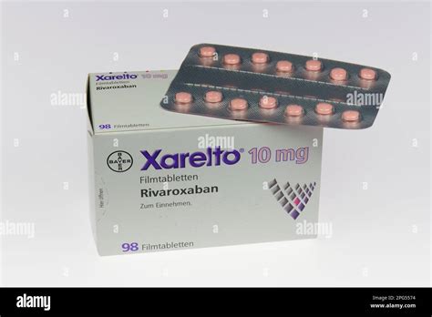 Xarelto Medicine Against Thrombosis From Bayer Company Germany Stock