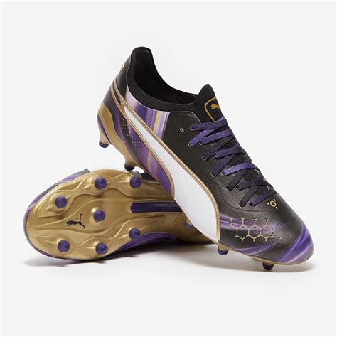 Puma King Ultimate Elements Fg Ag Puma Black Puma Gold Team