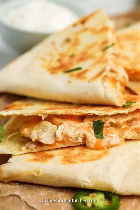 Copycat Taco Bell Chicken Quesadilla The Shortcut Kitchen