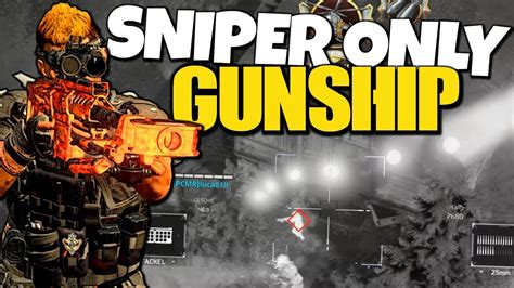 Gunship Im Sniper Only Modus 😵 Lässig Snipen 40 Cod Bo4 Youtube