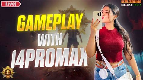 Rush Gameplay With 14 Pro Max🔥 Bgmi Girl Gamer Bgmilive