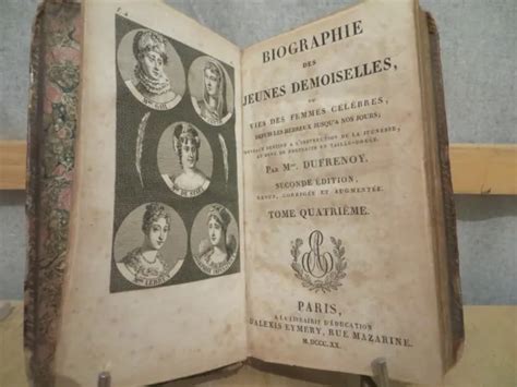 Biographie Des Jeunes Demoiselles Ou Vie Des Femmes C L Bres Par