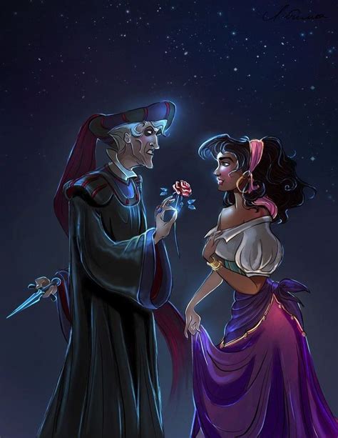 Judge Claude Frollo And Esmeralda The Hunchback Of Notre Dame