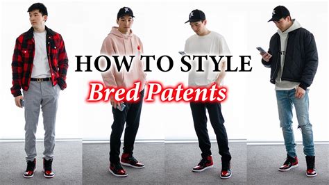 How To Style Air Jordan 1 Bred Patent 10 Outfit Ideas YouTube